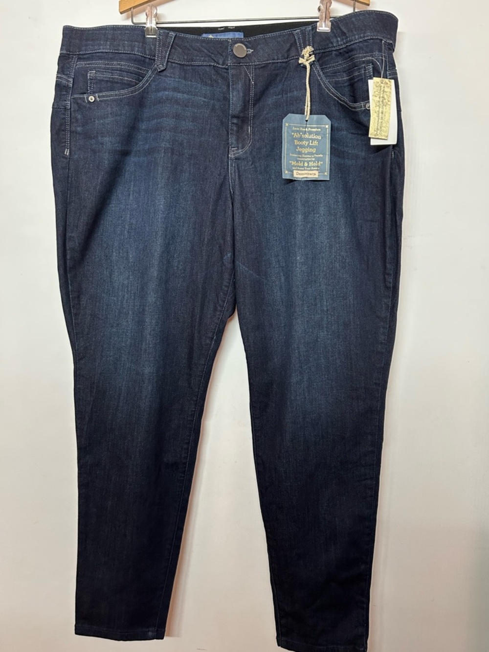 NWT Democracy Ab solution booty lift jegging jeans 22w